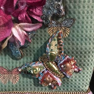 COPY - Mary Frances Butterfly Orchid Handbag